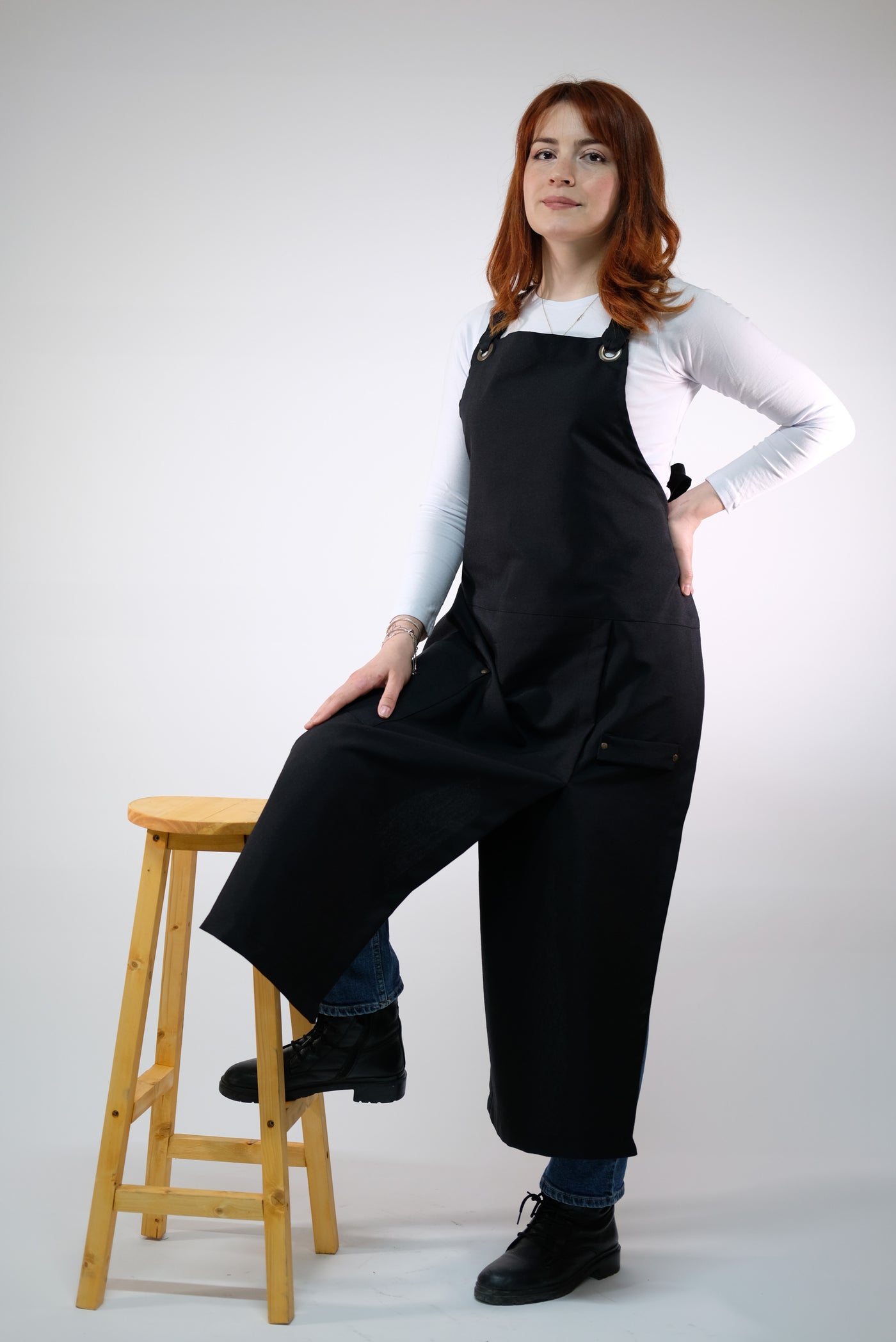 Black Pottery Apron