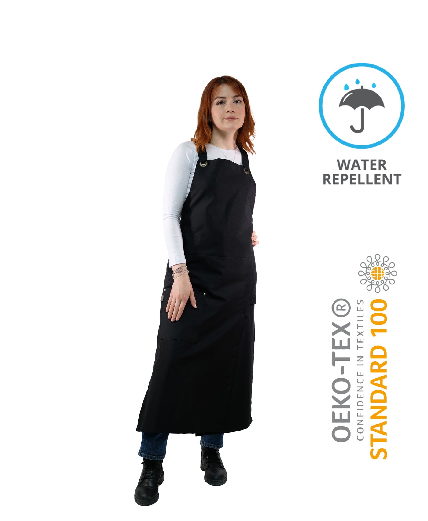 Black Pottery Apron
