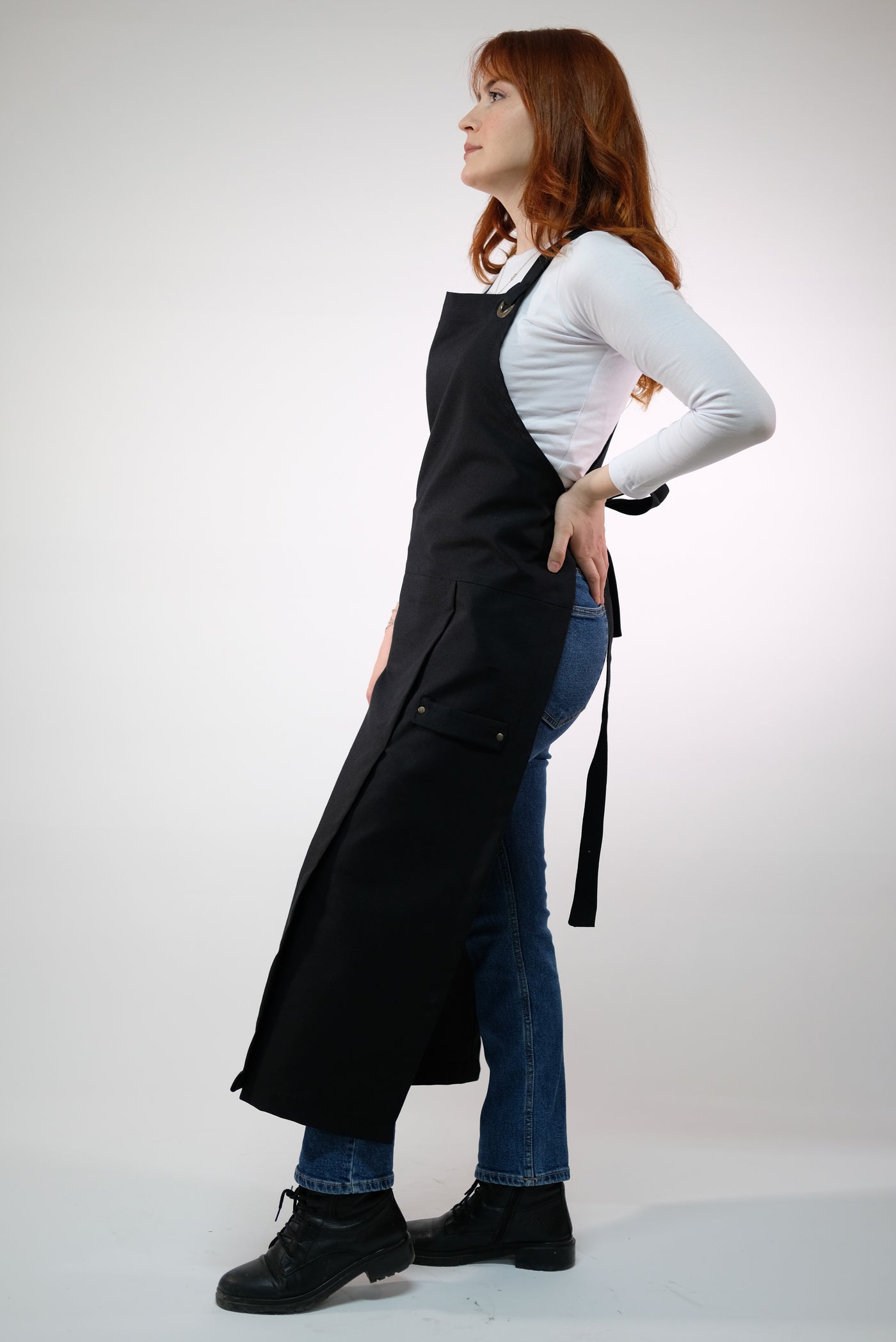 Black Pottery Apron