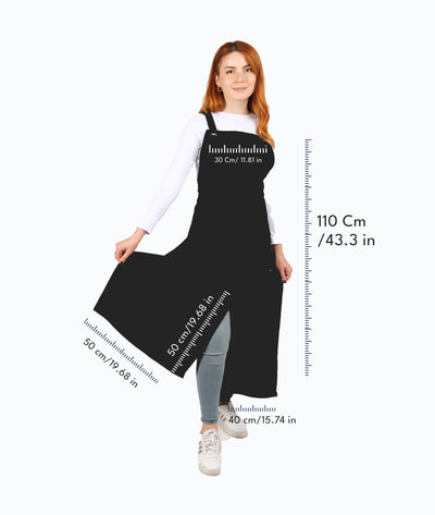 Black Pottery Apron