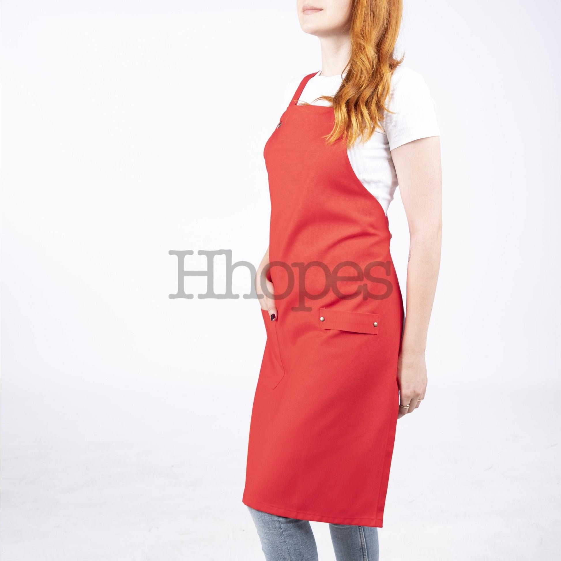 durable apron with soft linen feel