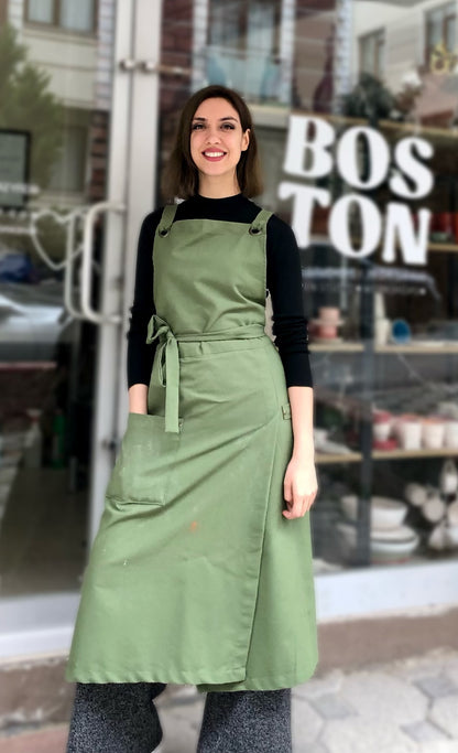 bionic finish apron with eco fabric
