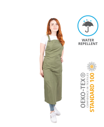 breathable and waterproof apron for ceramic artists