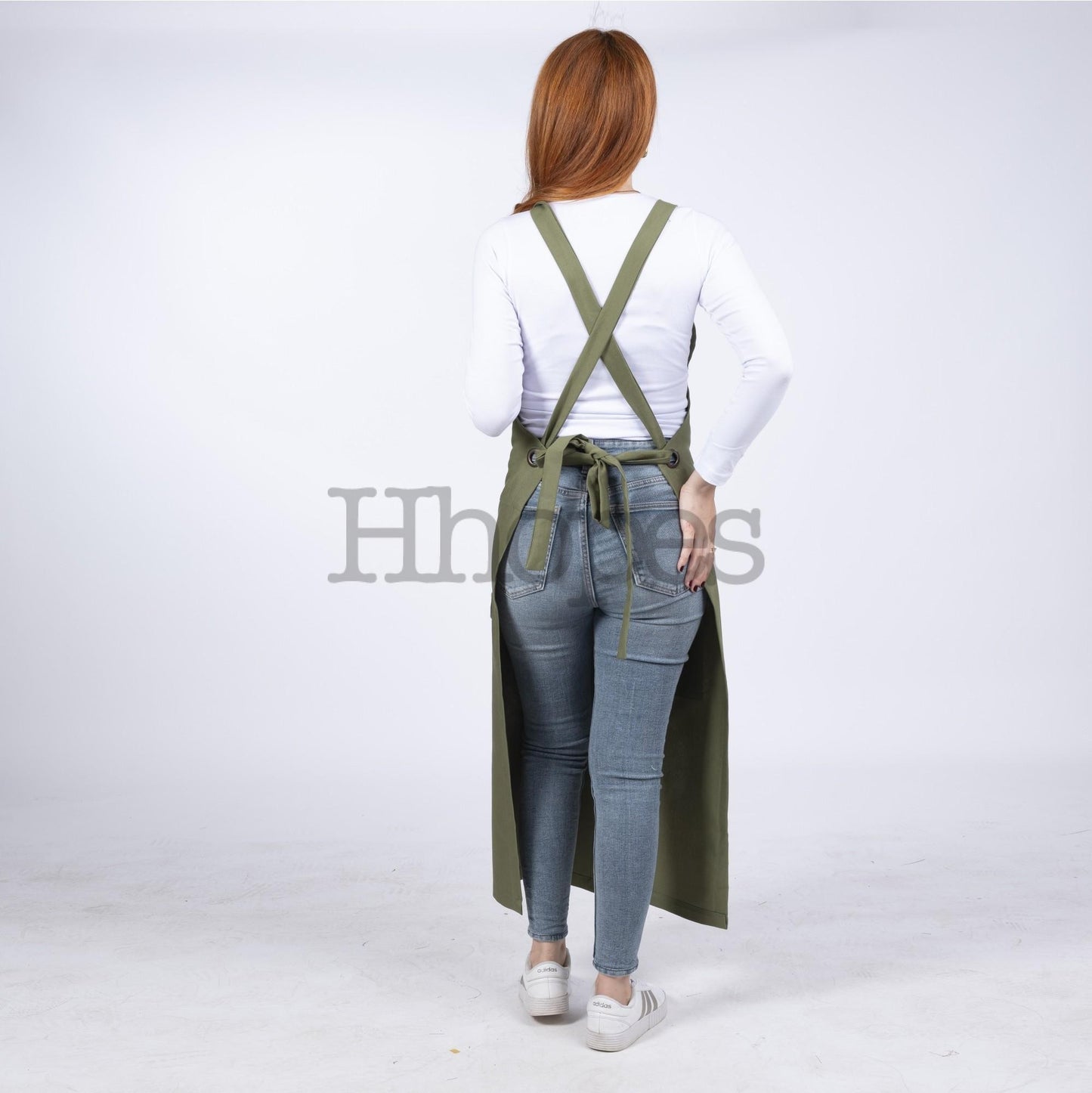 Oeko-Tex certified cotton blend apron