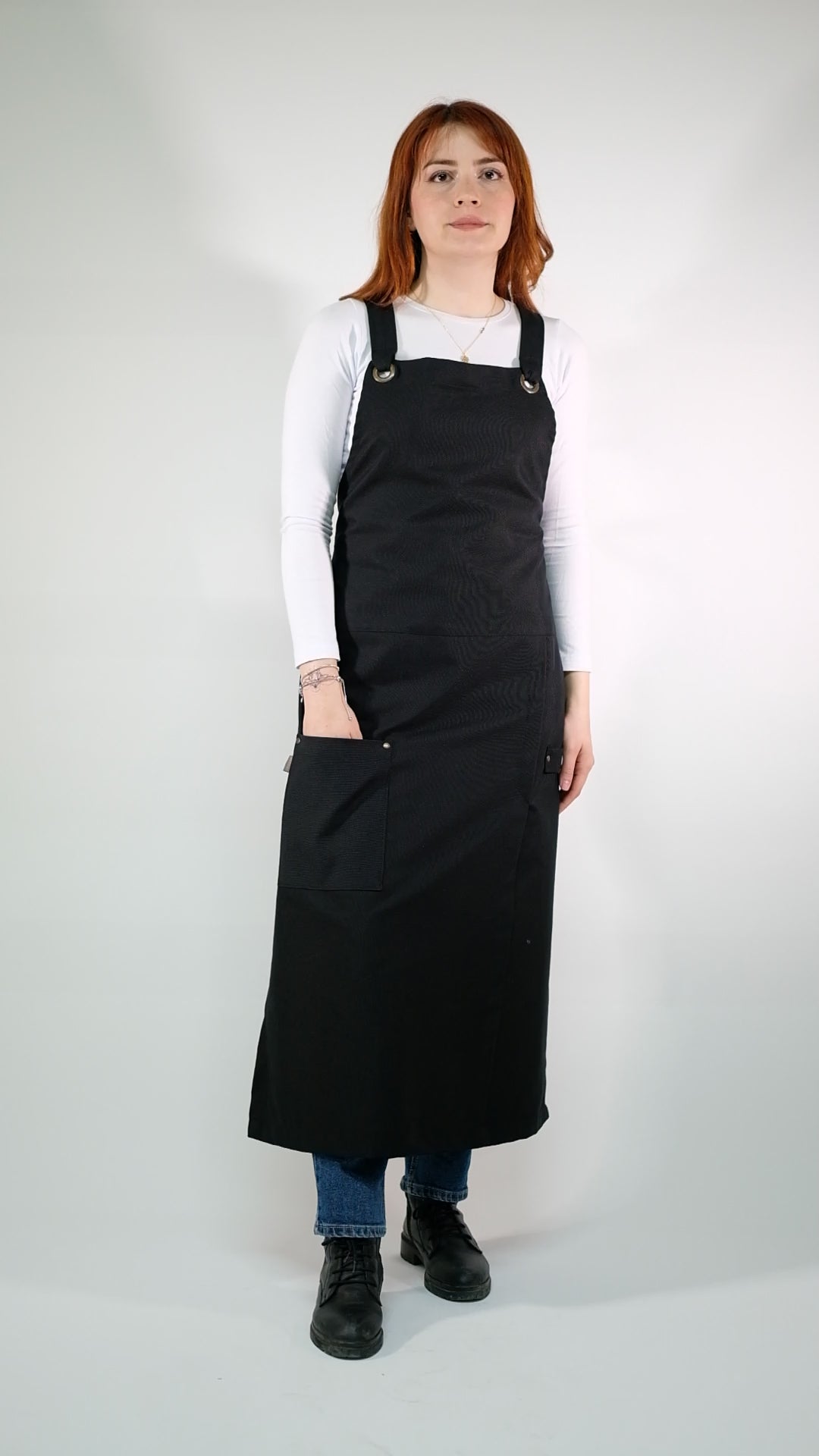 Black Pottery Apron
