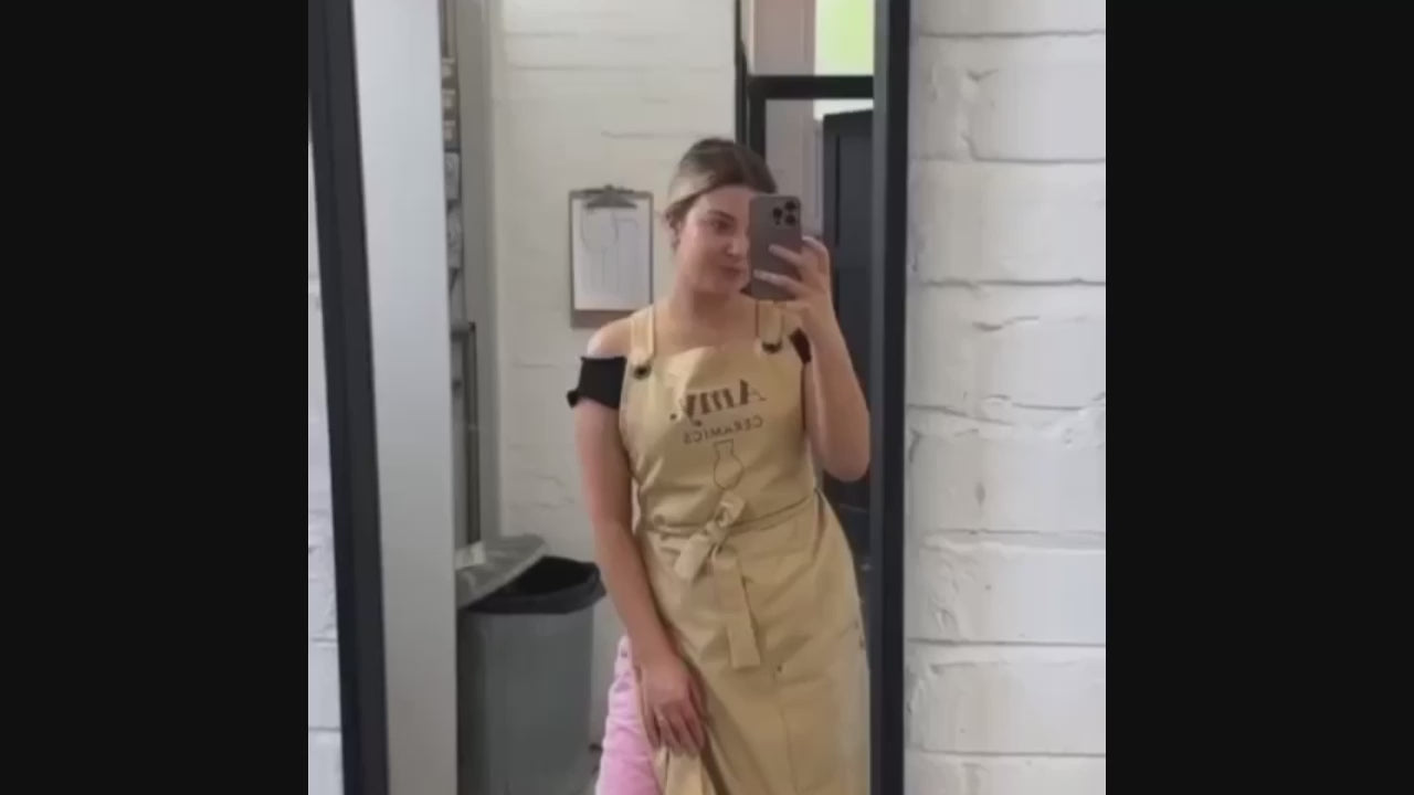 eco-friendly art apron for professional creators