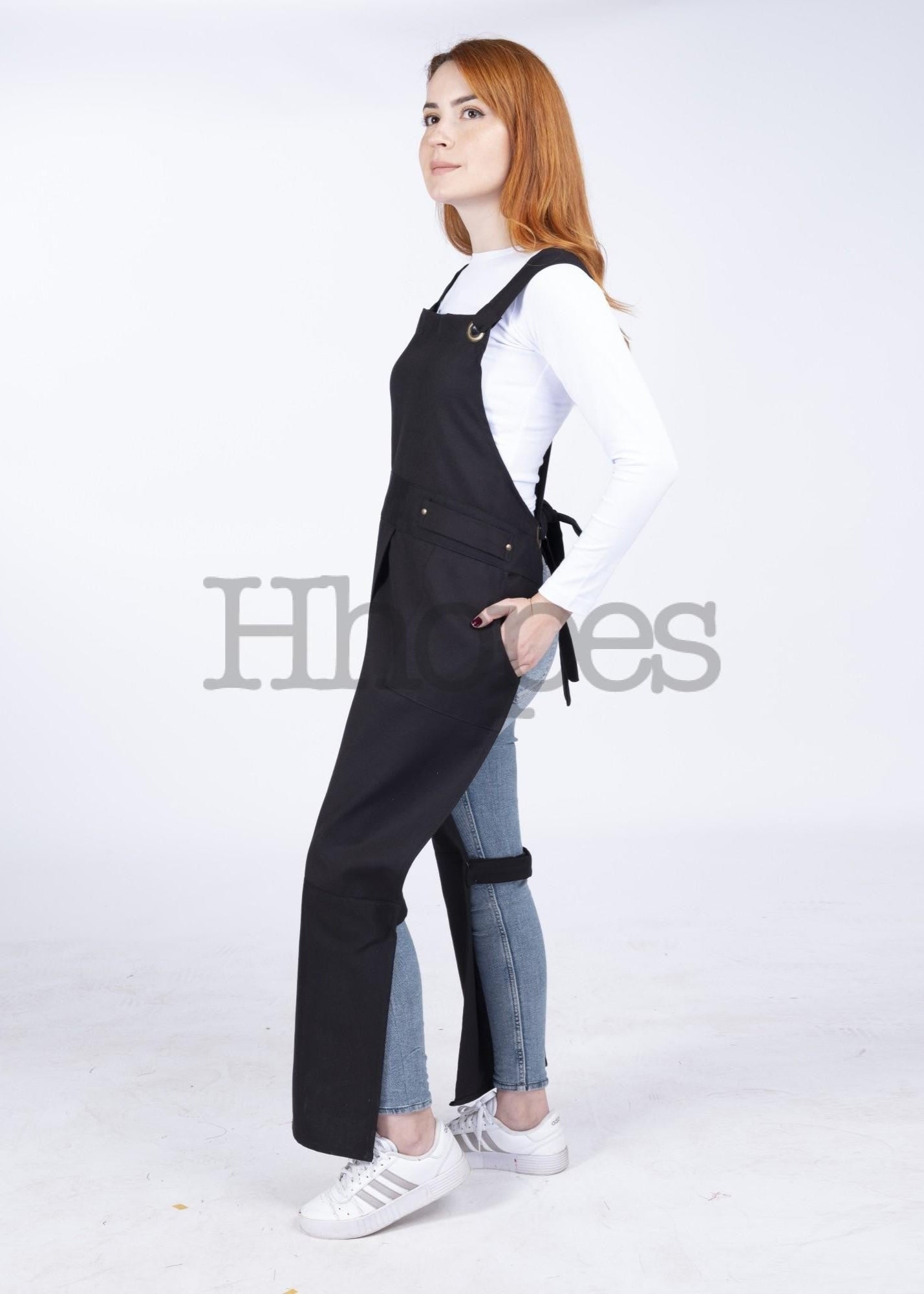 Oeko-Tex certified split apron for ceramics