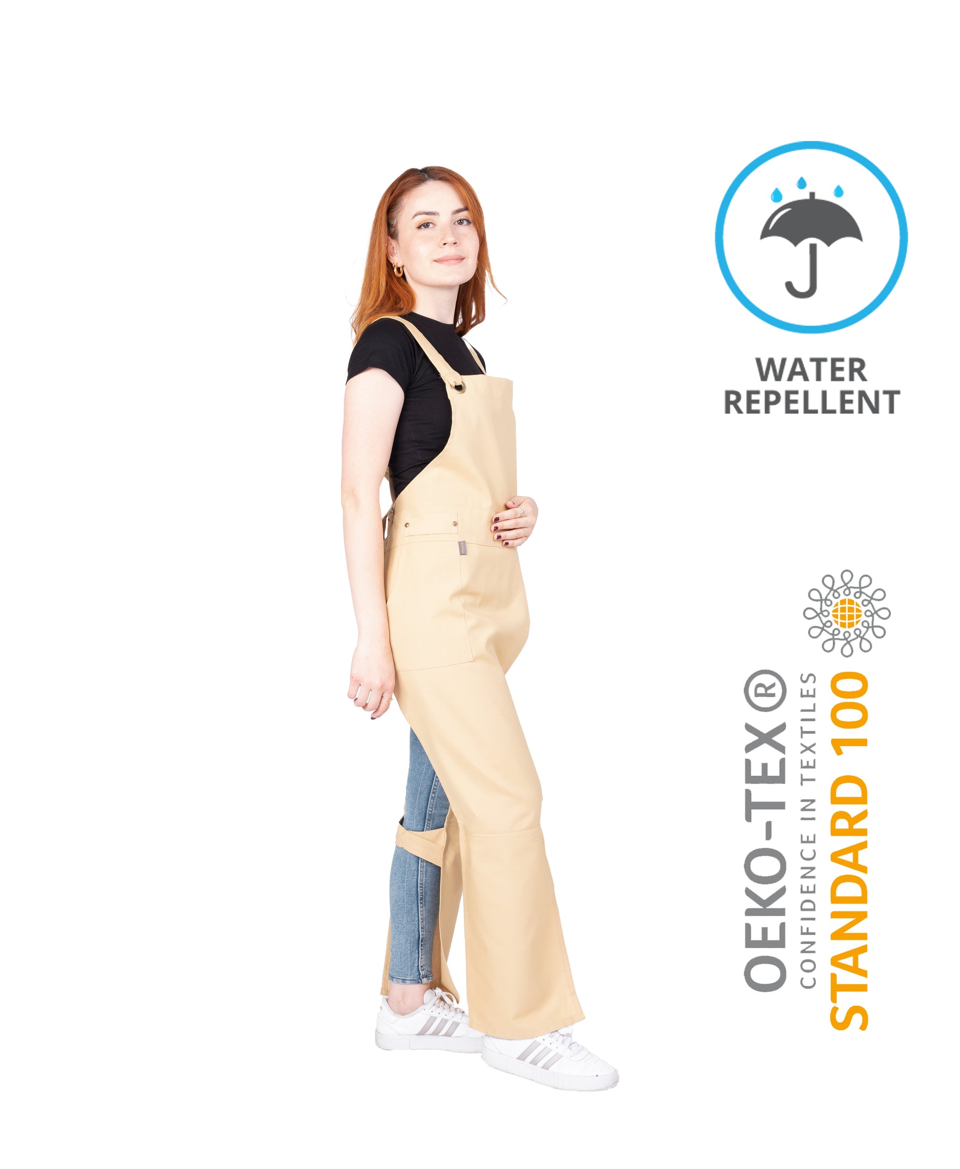 split leg apron for pottery artists