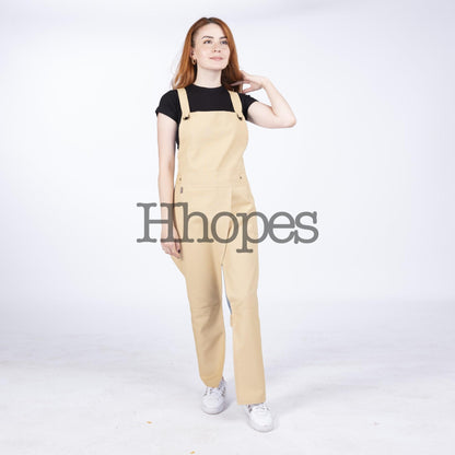 green split apron with towel loop