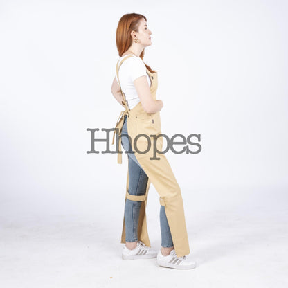 artist apron with stain-resistant fabric