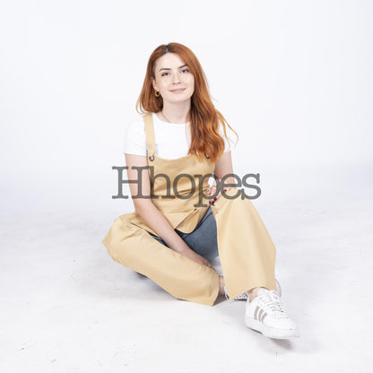 apron with ankle straps for full coverage