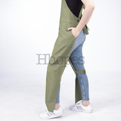 tattoo artist apron with split legs